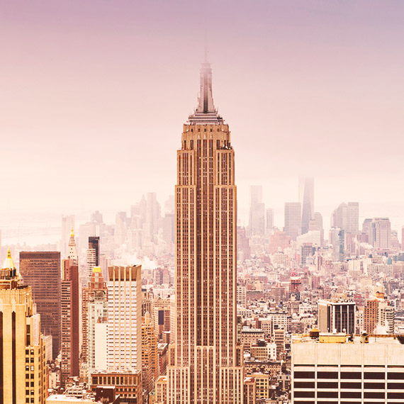 The iconic Empire State Building in New york City